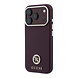 Guess Guess iPhone 18 Pro Max Hoesje harde behuizing - MagSafe - SW - generfd PU - rond strasslogo Bordeauxrood Guess Guess iPhone 18 Pro Max Hoesje harde behuizing - MagSafe - SW - generfd PU - rond strasslogo Bordeauxrood
