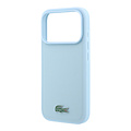 Lacoste Lacoste iPhone 18 Pro Max/iPhone 17 Pro Max Hartschalenhülle MagSafe PVC Petit Piqué Lackiertes Logo - Hellblau