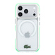 Lacoste Lacoste iPhone 18 Pro Max Hülle Hartschale - MagSafe - IML - stoßfest - grüne Ränder Transparent/Grün Lacoste Lacoste iPhone 18 Pro Max Hülle Hartschale - MagSafe - IML - stoßfest - grüne Ränder Transparent/Grün