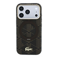 Lacoste Lacoste iPhone 18 Pro Max/iPhone 17 Pro Max Hartschalenhülle MagSafe PVC The Blend Ringständer - Braun/Hellgold