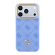 Guess Guess iPhone 18 Pro Hoesje harde behuizing - MagSafe - Peony - HS - 4G - klein logo Lichtblauw