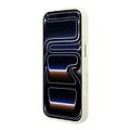 Guess Guess iPhone 18 Pro Max/iPhone 17 Pro Max Hartschalenhülle MagSafe Genarbtes PU 360° Ringständer Klassisches Logo - Beige