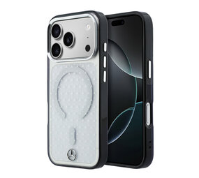 Mercedes-Benz Mercedes-Benz iPhone 18 Pro Hülle Hartschale - MagSafe - PC/TPU - MB Stars Transparent Mercedes-Benz Mercedes-Benz iPhone 18 Pro Hülle Hartschale - MagSafe - PC/TPU - MB Stars Transparent
