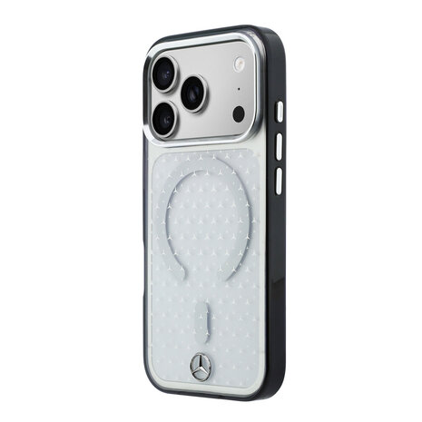 Mercedes-Benz Mercedes-Benz iPhone 18 Pro Max Hoesje harde behuizing - MagSafe - PC/TPU - MB Stars Transparant Mercedes-Benz Mercedes-Benz iPhone 18 Pro Max Hoesje harde behuizing - MagSafe - PC/TPU - MB Stars Transparant
