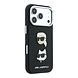 Karl Lagerfeld Karl iPhone 18 Pro Hülle Hartschale - SW - PU - Saffiano - K&C Heads-Anstecker - Logo Schwarz Karl Lagerfeld Karl iPhone 18 Pro Hülle Hartschale - SW - PU - Saffiano - K&C Heads-Anstecker - Logo Schwarz