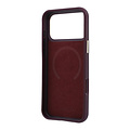 Lacoste Lacoste iPhone 18 Pro/iPhone 17 Pro Hartschalenhülle MagSafe PVC Champs Élysées Prägung - Bordeaux