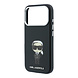 Karl Lagerfeld Karl iPhone 18 Pro Max Coque structure rigide - MagSafe - SW - PU lisse - Ikonik Sketch Noir Karl Lagerfeld Karl iPhone 18 Pro Max Coque structure rigide - MagSafe - SW - PU lisse - Ikonik Sketch Noir