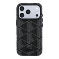 Lacoste Lacoste iPhone 18 Pro/iPhone 17 Pro Hard Case MagSafe PVC The Blend Embossed Design - Black