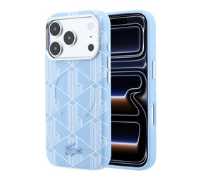 Lacoste Lacoste iPhone 18 Pro Max Hülle Hartschale - MagSafe - PVC - The Blend - Prägung Hellblau Lacoste Lacoste iPhone 18 Pro Max Hülle Hartschale - MagSafe - PVC - The Blend - Prägung Hellblau