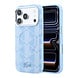 Lacoste Lacoste iPhone 18 Pro Max Hoesje harde behuizing - MagSafe - PVC - The Blend - reliëf Lichtblauw