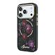 Guess Guess iPhone 18 Pro Max Hülle Hartschale - MagSafe - IML - Glitzer - Blossom Roses Schwarz