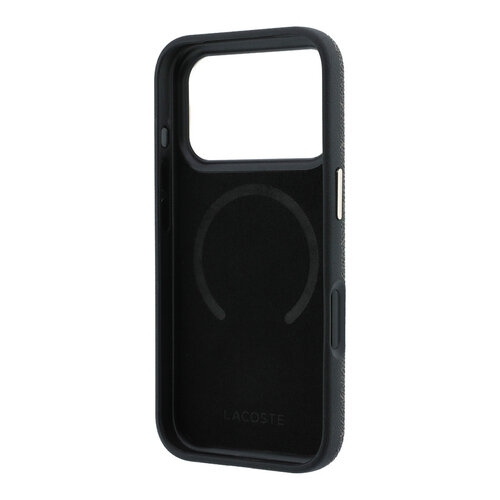Lacoste Lacoste iPhone 18 Pro/iPhone 17 Pro Hard Case MagSafe PVC The Blend Ring Stand - Brown/Light Gold