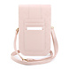Guess Guess Phone pouch Peony - PU - 4G logo - classic logo - stripe pattern - carrying strap Pink Guess Guess Phone pouch Peony - PU - 4G logo - classic logo - stripe pattern - carrying strap Pink