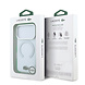 Lacoste Lacoste iPhone 18 Pro Max Hoesje harde behuizing - MagSafe - IML - schokbestendig - groene randen Transparant/Groen