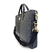 Guess Guess Laptoptas 4G - PU - rond 4G-logo - klassiek logo - streeppatroon - 16 inch Zwart