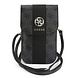 Guess Guess Phone pouch 4G - PU - round 4G logo - classic logo - stripe pattern - carrying strap Black Guess Guess Phone pouch 4G - PU - round 4G logo - classic logo - stripe pattern - carrying strap Black