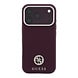 Guess Guess iPhone 18 Pro Max Hülle Hartschale - MagSafe - SW - genarbtes PU - rundes Strasslogo Bordeauxrot Guess Guess iPhone 18 Pro Max Hülle Hartschale - MagSafe - SW - genarbtes PU - rundes Strasslogo Bordeauxrot
