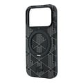 Lacoste Lacoste iPhone 18 Pro Max/iPhone 17 Pro Max Hartschalenhülle MagSafe PVC The Blend Ringständer - Schwarz