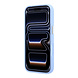 Guess Guess iPhone 18 Pro Hülle Hartschale - MagSafe - PU - Streifenmuster - HS - Peony 4G-Logo Hellblau Guess Guess iPhone 18 Pro Hülle Hartschale - MagSafe - PU - Streifenmuster - HS - Peony 4G-Logo Hellblau