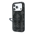 Lacoste Lacoste iPhone 18 Pro/iPhone 17 Pro Hard Case MagSafe PVC The Blend Ring Stand - Black