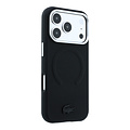 Lacoste Lacoste iPhone 18 Pro/iPhone 17 Pro Hard Case MagSafe PVC Petit Piqué Embossed - Black