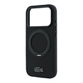 Lacoste Lacoste iPhone 18 Pro/iPhone 17 Pro Hard Case MagSafe PVC Petit Piqué Ring Stand - Black