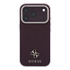 Guess Guess iPhone 18 Pro Hoesje harde behuizing - MagSafe - Saffiano - klein 4G - Classic Bordeauxrood Guess Guess iPhone 18 Pro Hoesje harde behuizing - MagSafe - Saffiano - klein 4G - Classic Bordeauxrood