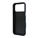 Guess Guess iPhone 18 Pro Max Hülle Hartschale - MagSafe - SW - genarbtes PU - rundes Strasslogo Hellblau