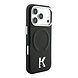 Karl Lagerfeld Karl iPhone 18 Pro Hülle Hartschale - MagSafe - SW - genarbtes PU - geprägter Ring - Kameo-Logo Schwarz Karl Lagerfeld Karl iPhone 18 Pro Hülle Hartschale - MagSafe - SW - genarbtes PU - geprägter Ring - Kameo-Logo Schwarz