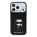 Karl Lagerfeld Karl Lagerfeld iPhone 18 Pro Max/iPhone 17 Pro Max Hartschalenhülle MagSafe SW Glattes PU Ikonik Skizze - Schwarz