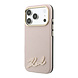 Karl Lagerfeld Karl iPhone 18 Pro Max Hülle Hartschale - MagSafe - SW - genarbtes PU - Signaturlogo aus Kunstharz Rosa Karl Lagerfeld Karl iPhone 18 Pro Max Hülle Hartschale - MagSafe - SW - genarbtes PU - Signaturlogo aus Kunstharz Rosa