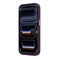 Guess Guess iPhone 18 Pro/iPhone 17 Pro Hartschalenhülle MagSafe Saffiano HS Pfingstrose Ring - Bordeaux