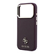 Guess Guess iPhone 18 Pro Hoesje harde behuizing - MagSafe - Saffiano - klein 4G - Classic Bordeauxrood Guess Guess iPhone 18 Pro Hoesje harde behuizing - MagSafe - Saffiano - klein 4G - Classic Bordeauxrood