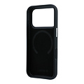 Lacoste Lacoste iPhone 18 Pro/iPhone 17 Pro Hartschalenhülle MagSafe PVC Petit Piqué Prägung - Schwarz