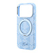 Lacoste Lacoste iPhone 18 Pro Max Hoesje harde behuizing - MagSafe - PVC - The Blend - ringstandaard Lichtblauw