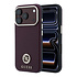 Guess iPhone 18 Pro Max Hoesje harde behuizing - MagSafe - SW - generfd PU - rond strasslogo Bordeauxrood Guess iPhone 18 Pro Max Hoesje harde behuizing - MagSafe - SW - generfd PU - rond strasslogo Bordeauxrood