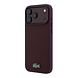 Lacoste Lacoste iPhone 18 Pro Max Hülle Hartschale - MagSafe - Petit Pique - PVC - lackiertes Logo Bordeauxrot Lacoste Lacoste iPhone 18 Pro Max Hülle Hartschale - MagSafe - Petit Pique - PVC - lackiertes Logo Bordeauxrot