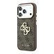 Guess Guess iPhone 18 Pro Hoesje harde behuizing - 4G - PU - groot strasslogo Bruin Guess Guess iPhone 18 Pro Hoesje harde behuizing - 4G - PU - groot strasslogo Bruin