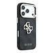 Guess Guess iPhone 18 Pro Hoesje harde behuizing - 4G - PU - groot strasslogo Zwart