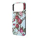Guess Guess iPhone 18 Pro Coque structure rigide - MagSafe - SW - PU - motif Blossom Roses Bleu clair Guess Guess iPhone 18 Pro Coque structure rigide - MagSafe - SW - PU - motif Blossom Roses Bleu clair
