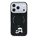 Karl Lagerfeld Karl iPhone 18 Pro Case hard shell - MagSafe - PU - 360-degree ring stand - KC Heads pin Black Karl Lagerfeld Karl iPhone 18 Pro Case hard shell - MagSafe - PU - 360-degree ring stand - KC Heads pin Black