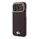 Lacoste Lacoste iPhone 18 Pro Max Hoesje harde behuizing - MagSafe - PVC - Champs Elysees - reliëf Bordeauxrood