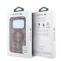 Lacoste Lacoste iPhone 18 Pro/iPhone 17 Pro Hard Case MagSafe PVC The Blend Ring Stand - Burgundy