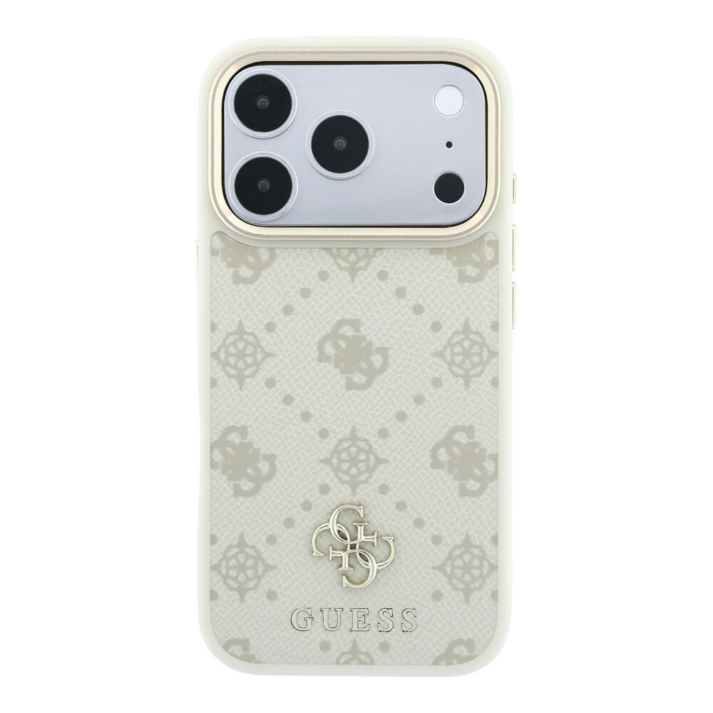 Guess Guess iPhone 18 Pro Max Hülle Hartschale - MagSafe - Peony - HS - 4G - kleines Logo Beige Guess Guess iPhone 18 Pro Max Hülle Hartschale - MagSafe - Peony - HS - 4G - kleines Logo Beige