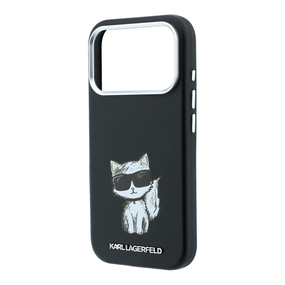 Karl Lagerfeld Karl iPhone 18 Pro Coque structure rigide - MagSafe - SW - PU lisse - Choupette Sketch Noir Karl Lagerfeld Karl iPhone 18 Pro Coque structure rigide - MagSafe - SW - PU lisse - Choupette Sketch Noir