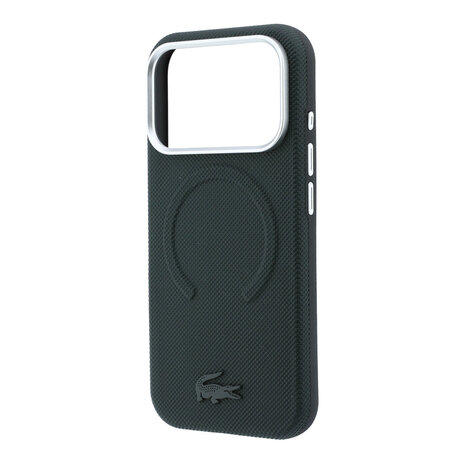 Lacoste Lacoste iPhone 18 Pro Max Hülle Hartschale - MagSafe - PVC - Petit Pique - Prägung Sinople Lacoste Lacoste iPhone 18 Pro Max Hülle Hartschale - MagSafe - PVC - Petit Pique - Prägung Sinople
