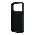 Lacoste Lacoste iPhone 18 Pro/iPhone 17 Pro Hartschalenhülle MagSafe PVC Petit Piqué Ringständer - Schwarz