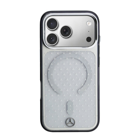 Mercedes-Benz Mercedes-Benz iPhone 18 Pro Max Hoesje harde behuizing - MagSafe - PC/TPU - MB Stars Transparant Mercedes-Benz Mercedes-Benz iPhone 18 Pro Max Hoesje harde behuizing - MagSafe - PC/TPU - MB Stars Transparant