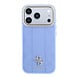 Guess Guess iPhone 18 Pro Hoesje harde behuizing - MagSafe - PU - streeppatroon - HS - Peony 4G-logo Lichtblauw Guess Guess iPhone 18 Pro Hoesje harde behuizing - MagSafe - PU - streeppatroon - HS - Peony 4G-logo Lichtblauw