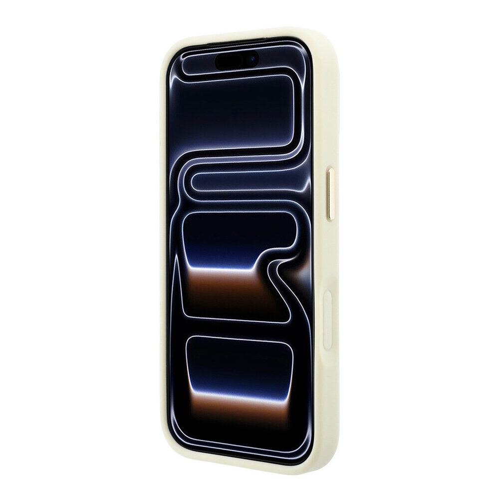 Guess Guess iPhone 18 Pro Hoesje harde behuizing - MagSafe - ringstandaard 360 - generfd PU - klassiek logo Beige Guess Guess iPhone 18 Pro Hoesje harde behuizing - MagSafe - ringstandaard 360 - generfd PU - klassiek logo Beige